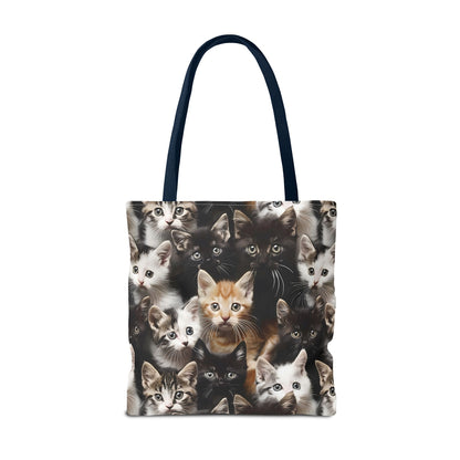 Cozy Kitten Crowd Tote Bag
