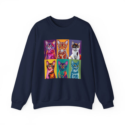 Catty Warhol Crewneck Sweatshirt