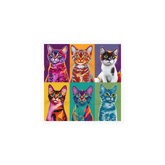 Catty Warhol Vinyl Decal