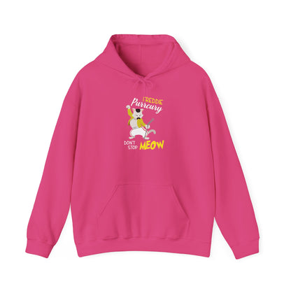 Freddie Purrcury Don’t Stop Meow Hooded Sweatshirt