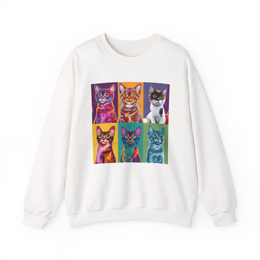 Catty Warhol Crewneck Sweatshirt