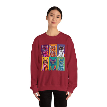 Catty Warhol Crewneck Sweatshirt
