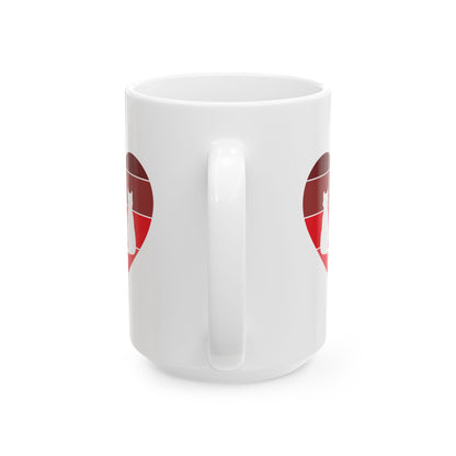 Cat Tail Love Coffee Mug