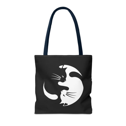 Yin Yang Kitties Tote Bag
