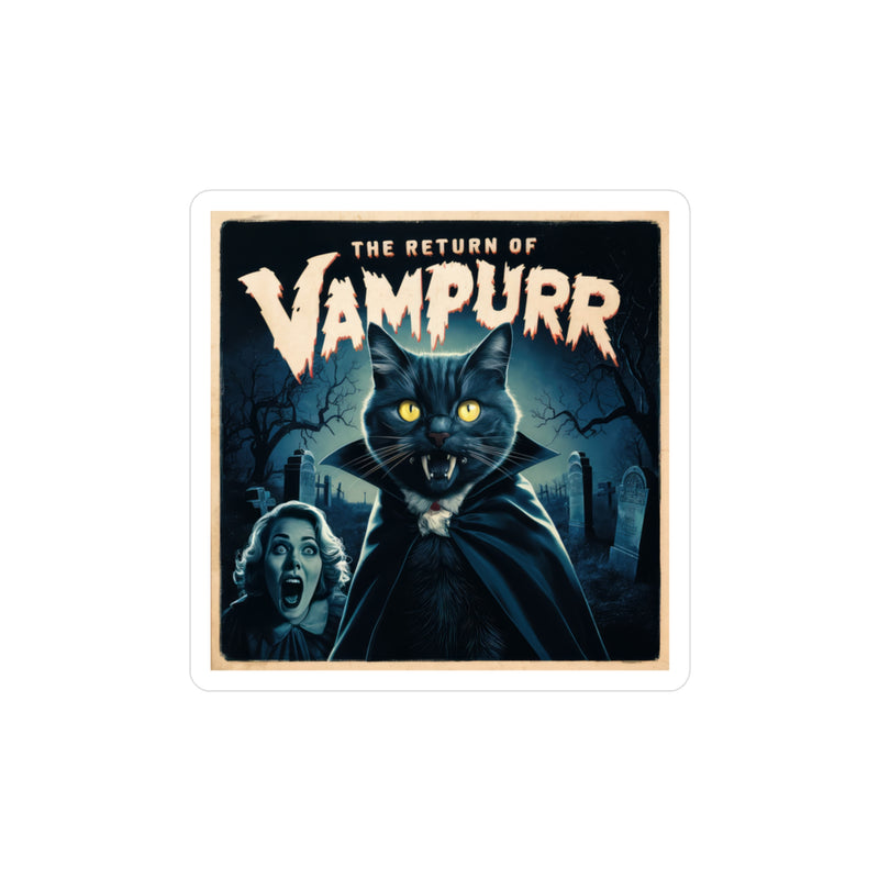 The Return Of Vampurr Movie Vinyl Decal