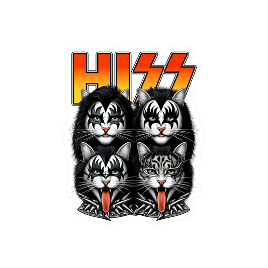 Hiss Band Vinyl Decal