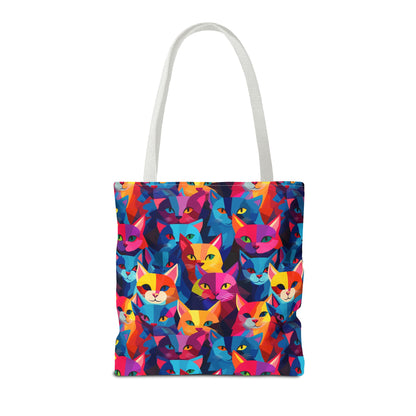 Prismatic Paws Tote Bag