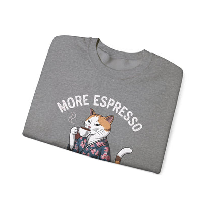 More Espresso Less Depresso Crewneck Sweatshirt
