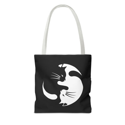 Yin Yang Kitties Tote Bag