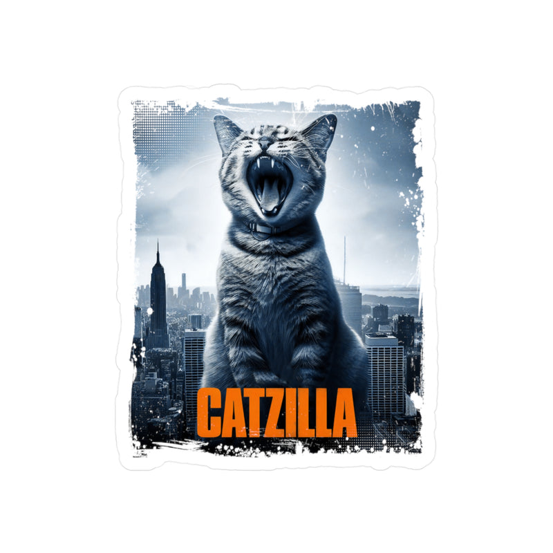 Catzilla Movie Vinyl Decal