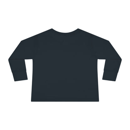 Cat Tail Love Retro Heart Toddler Long Sleeve Tee