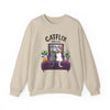 Catflix And Chill Crewneck Sweatshirt