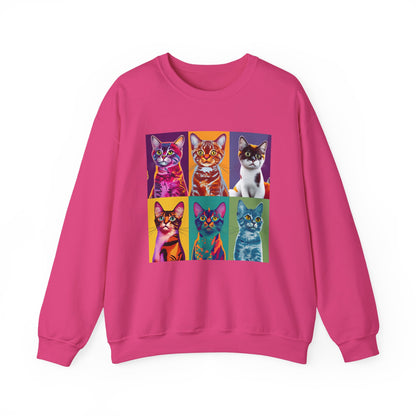 Catty Warhol Crewneck Sweatshirt