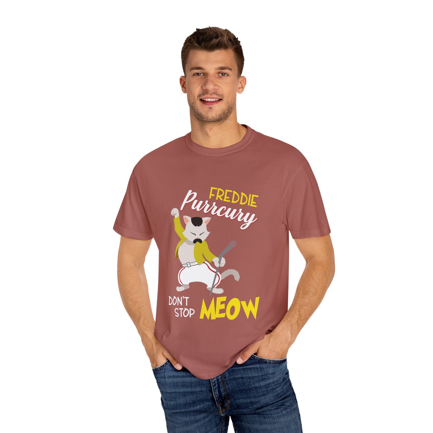 Freddie Purrcury Don’t Stop Meow T-Shirt