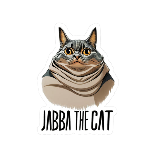 Jabba The Cat Vinyl Decal
