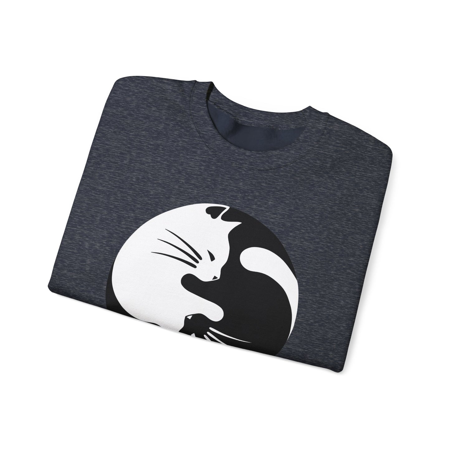 Yin Yang Kitties Crewneck Sweatshirt