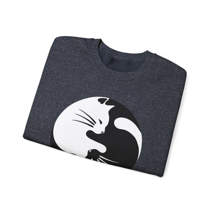 Yin Yang Kitties Crewneck Sweatshirt