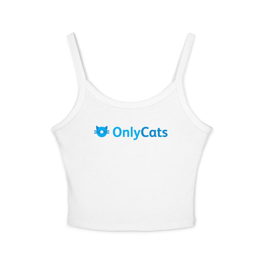 OnlyCats Cat Butt Women's Spaghetti Strap Tank Top