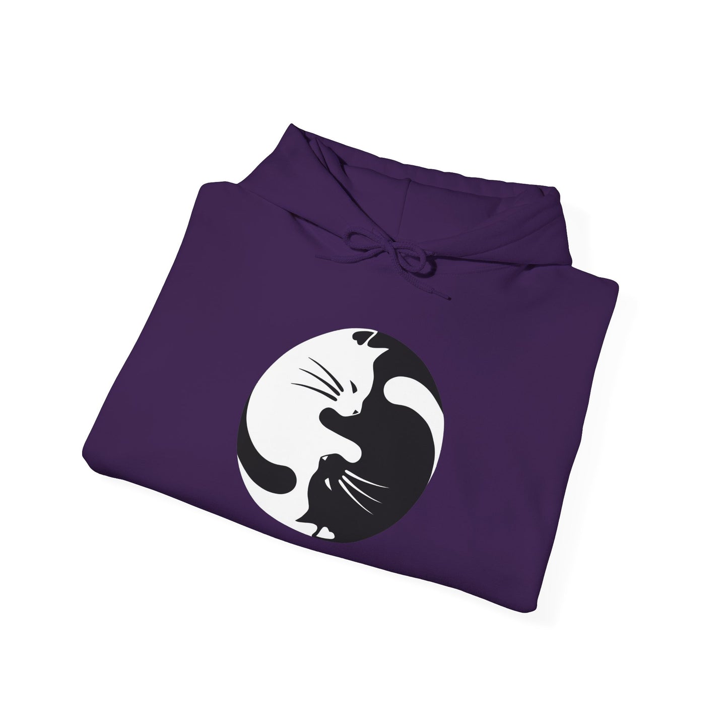 Yin Yang Kitties Hoodie Sweatshirt