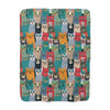 Whisker Wonderland Sherpa Fleece Blanket