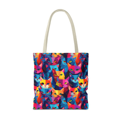 Prismatic Paws Tote Bag