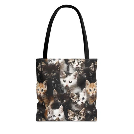 Cozy Kitten Crowd Tote Bag