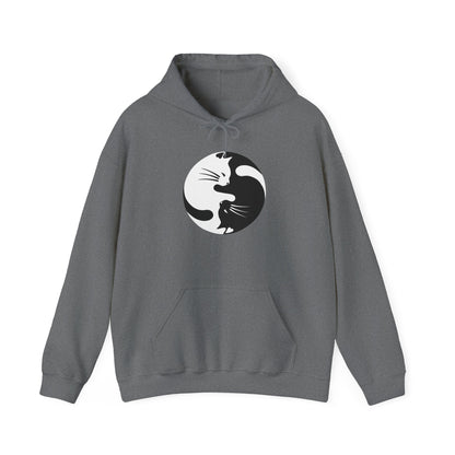 Yin Yang Kitties Hoodie Sweatshirt
