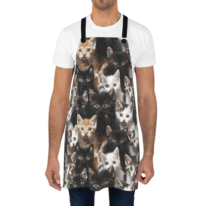Cozy Kitten Crowd Apron