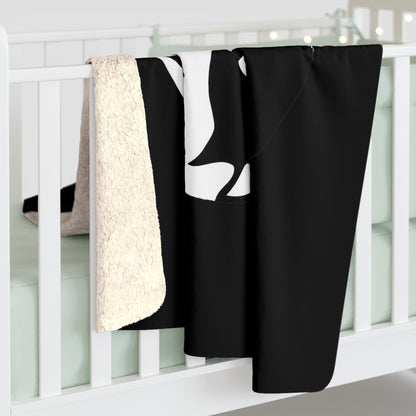 Yin Yang Kitties Sherpa Fleece Blanket