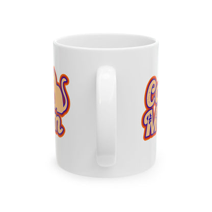 Vintage Cat Mom Coffee Mug