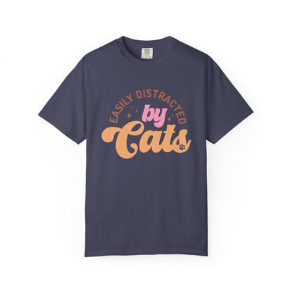 Easily Distracted By Cats T-Shirt
