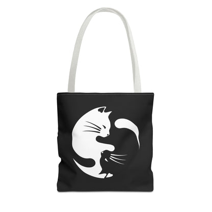 Yin Yang Kitties Tote Bag