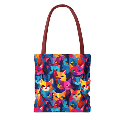 Prismatic Paws Tote Bag