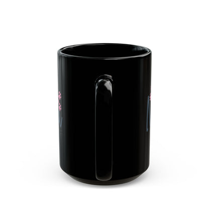 Cat Mama Black Coffee Mug
