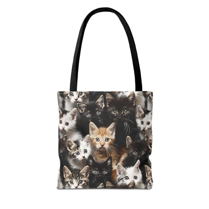 Cozy Kitten Crowd Tote Bag