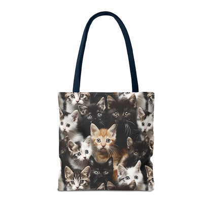 Cozy Kitten Crowd Tote Bag