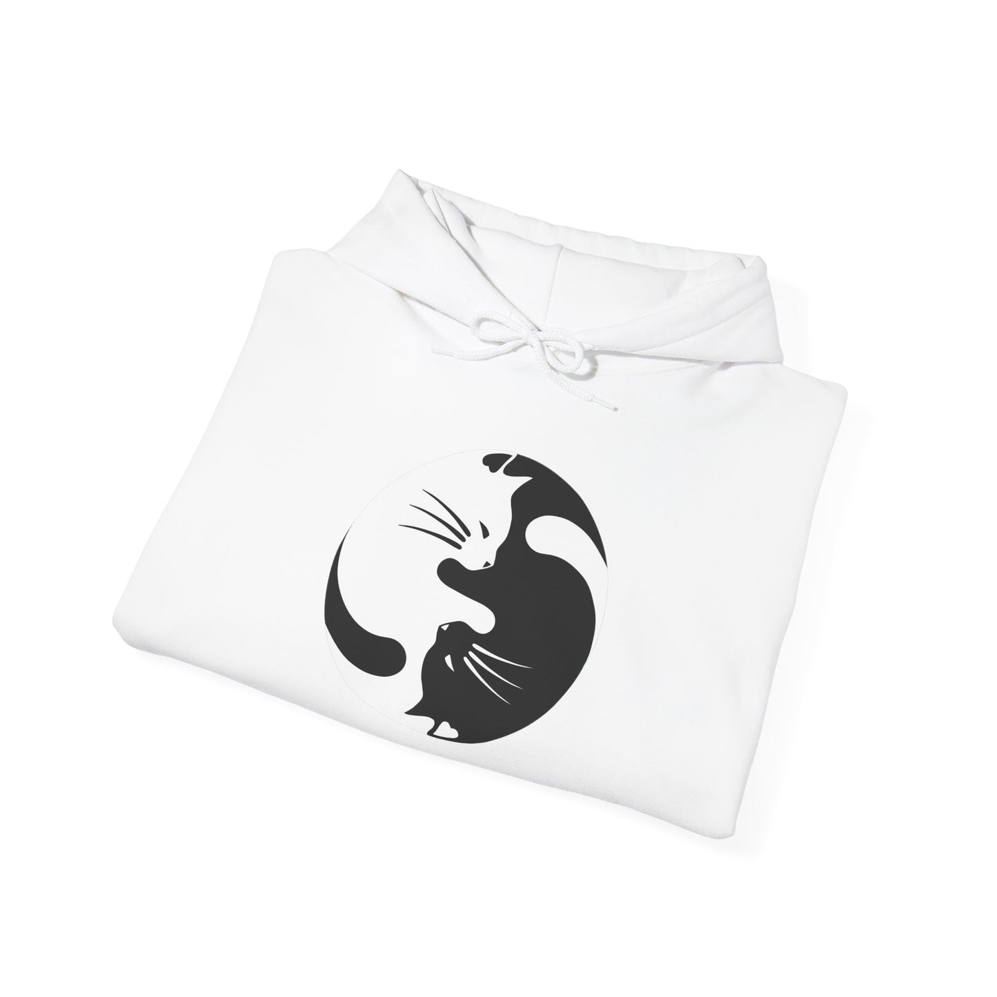 Yin Yang Kitties Hoodie Sweatshirt