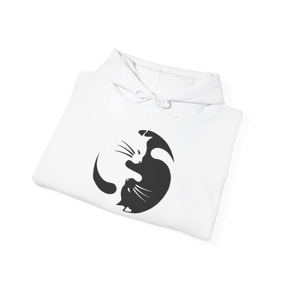 Yin Yang Kitties Hoodie Sweatshirt