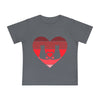 Cat Tail Love Retro Heart Baby Short Sleeve T-Shirt