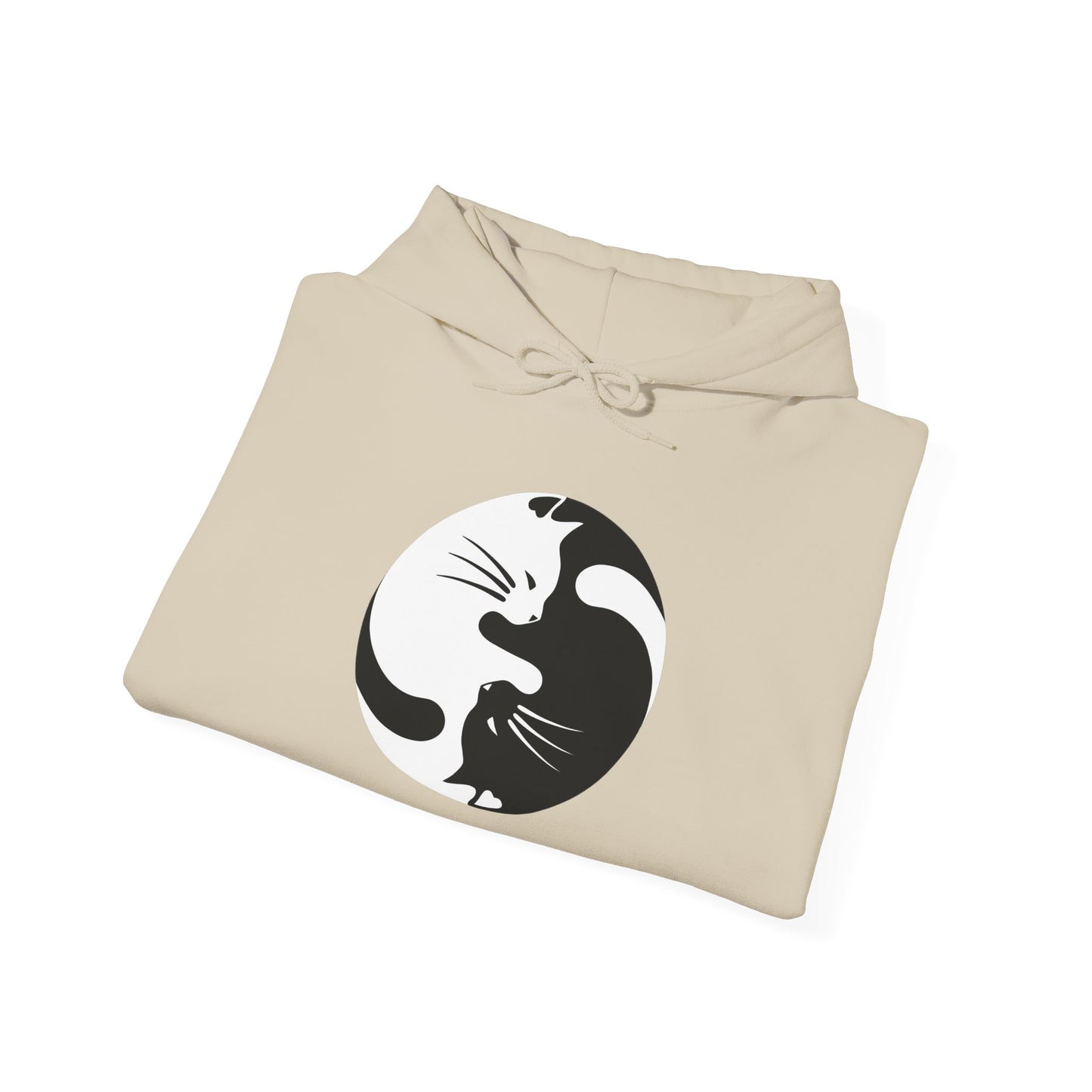Yin Yang Kitties Hoodie Sweatshirt