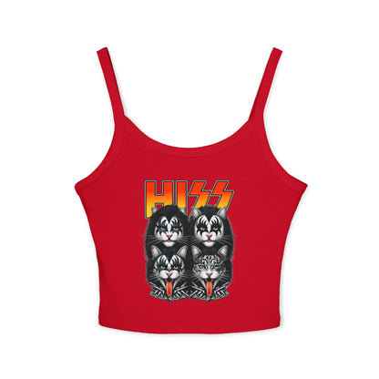 Hiss Band Women's Spaghetti Strap Tank Top