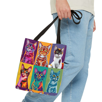 Catty Warhol Tote Bag