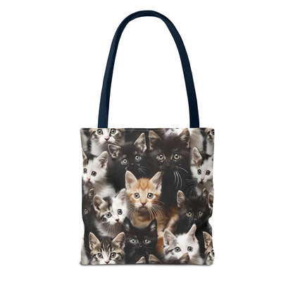 Cozy Kitten Crowd Tote Bag