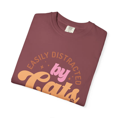 Easily Distracted By Cats T-Shirt