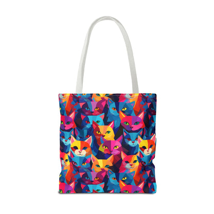 Prismatic Paws Tote Bag
