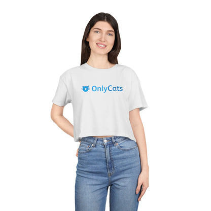 OnlyCats Cat Butt Women's Crop Tee