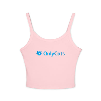 OnlyCats Cat Butt Women's Spaghetti Strap Tank Top
