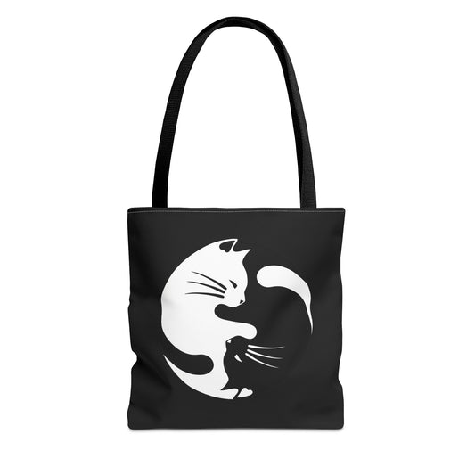 Yin Yang Kitties Tote Bag