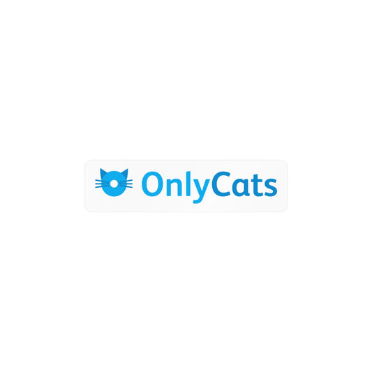 OnlyCats Logo Vinyl Decal Sticker