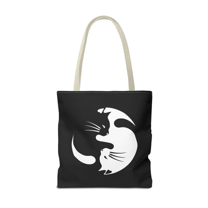 Yin Yang Kitties Tote Bag